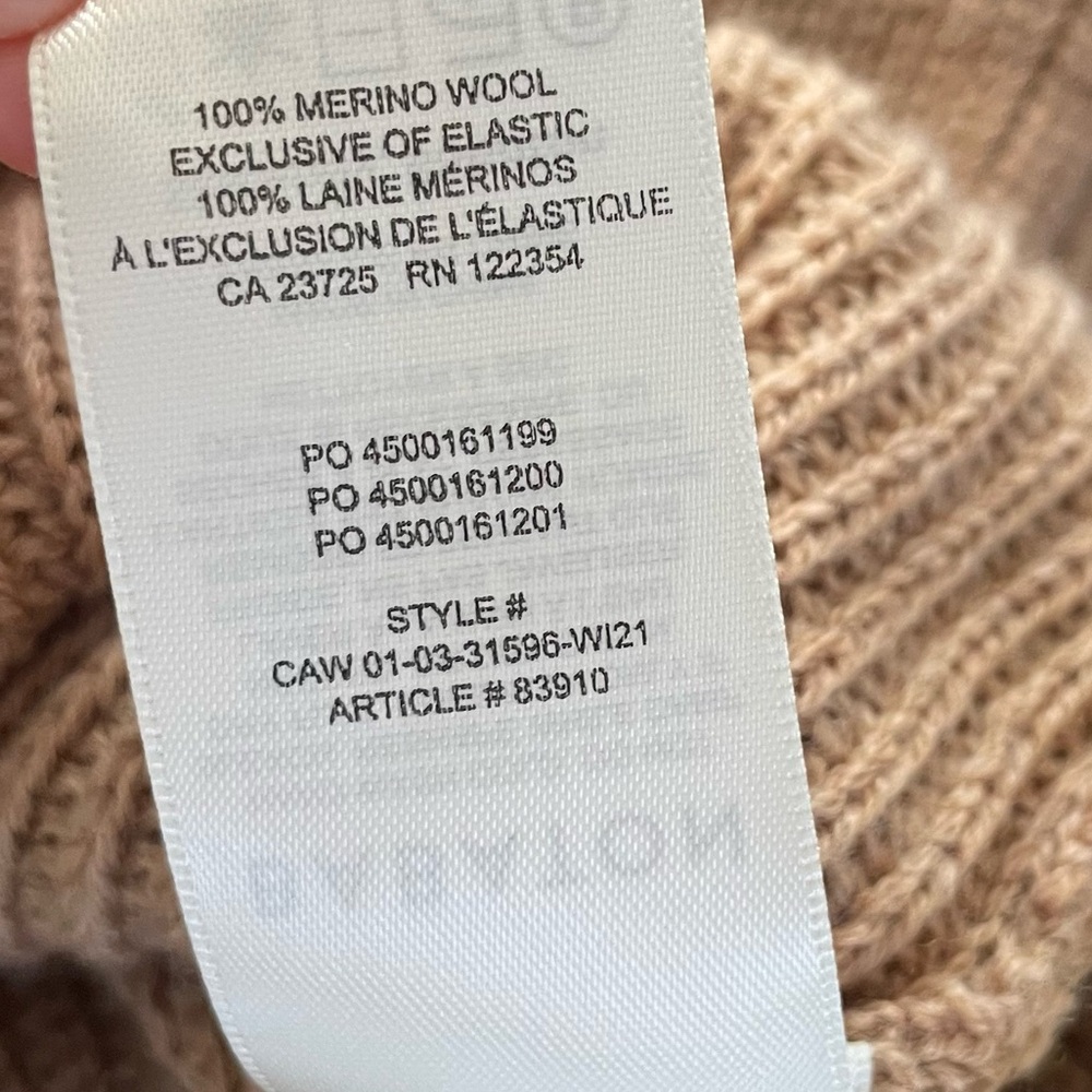 Aritzia Babaton Hazlitt Sweater Vest 100% Merino Wool - Size M - Picture 6 of 6